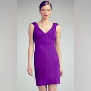 Antonio Melani Violet Purple Sleeveless Bodycon Sheath Dress 10